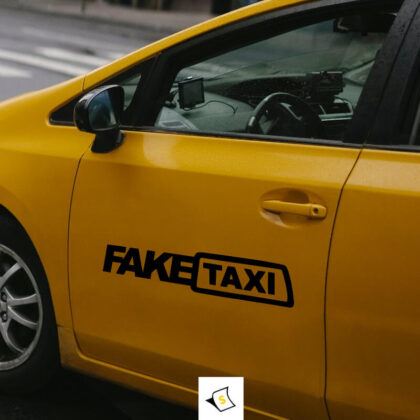 Стикер за кола Fake Taxi