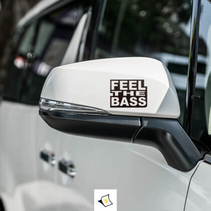 Стикер за кола - Feel the Bass