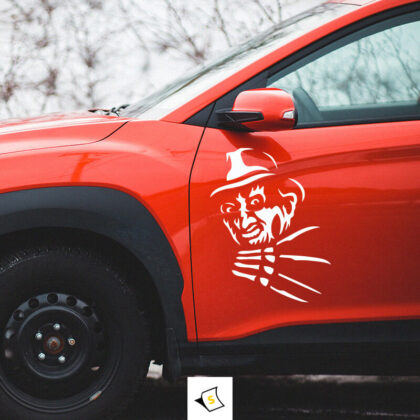 Стикер за кола - Freddy Krueger