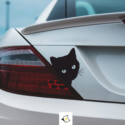 Стикер за кола Котенце 03