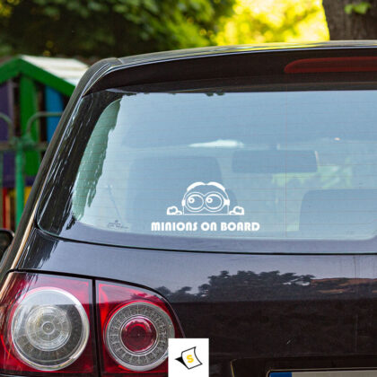 Стикер за кола Minions on Board