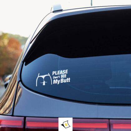 Стикер за кола Please Don't hit my butt