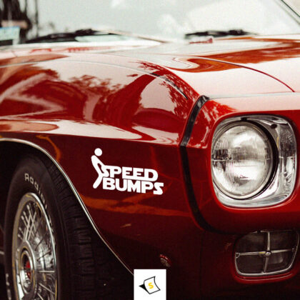 Стикер за кола Speed Bumps