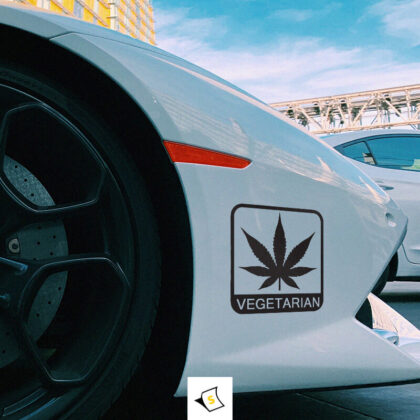 Стикер за кола - Vegetarian