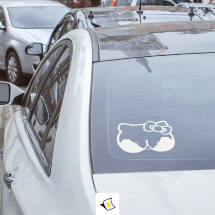 Стикер за кола - Hello Titty