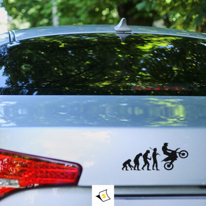 Стикер за кола - Еволюция на мотористите