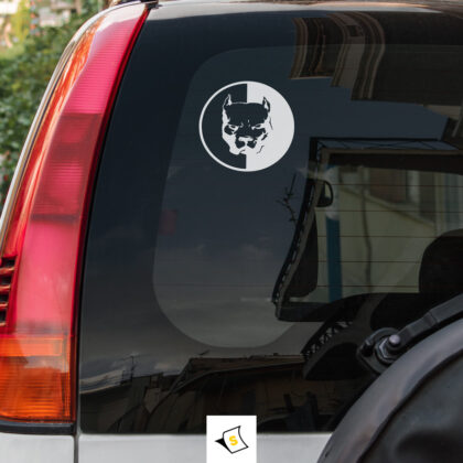 Стикер за кола - Питбул 04