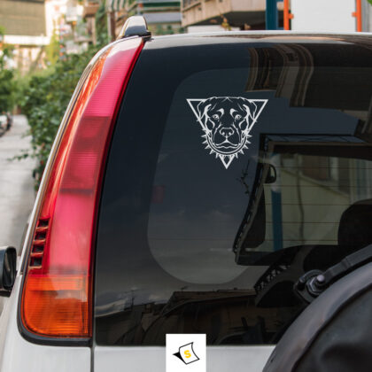 Стикер за кола - Ротвайлер 02