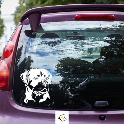 Стикер за кола - Ротвайлер 03