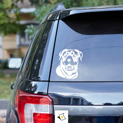 Стикер за кола - Ротвайлер 01