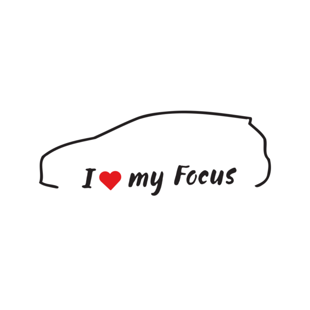 Стикер за кола - I love my Ford Fiesta MK7