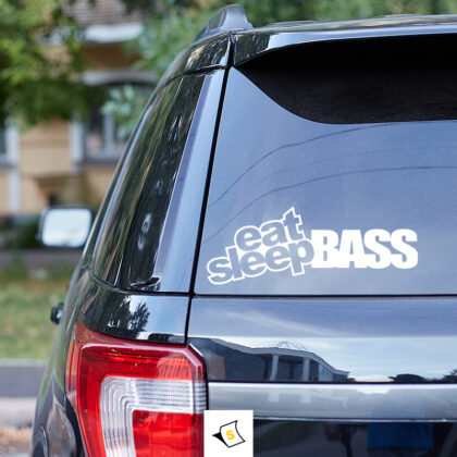 Стикер за кола Eat Sleep Bass