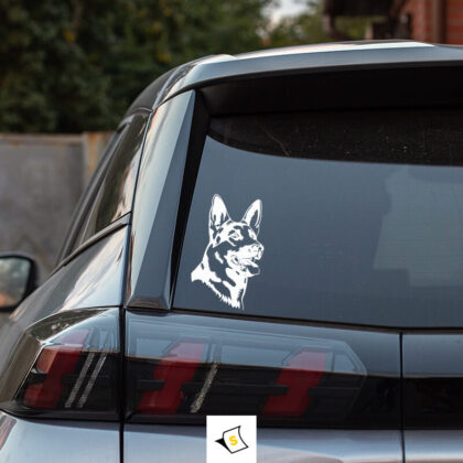 Стикер за кола - Немска Овчарка 2
