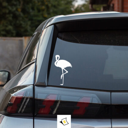 Стикер за кола - Фламинго