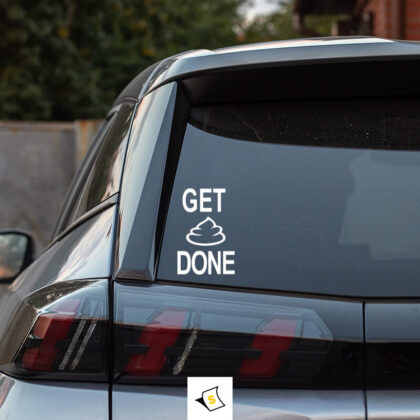 Стикер за кола - Get Done