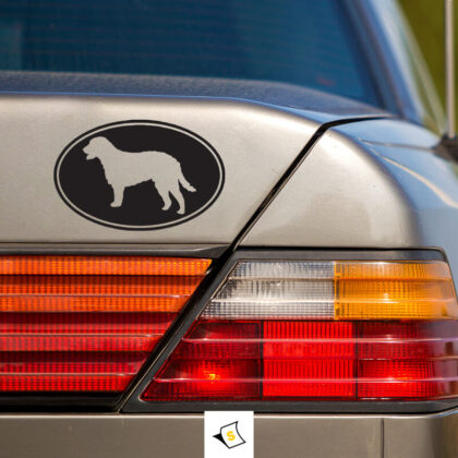 Стикер за кола - Голо Куче