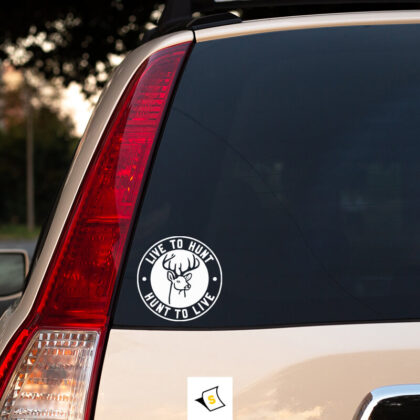 Стикер за кола - Ловът е любов!