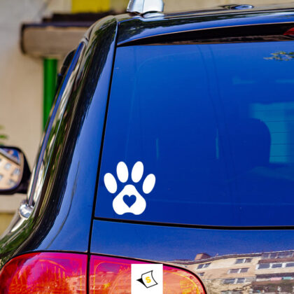 Стикер за кола - Лапа