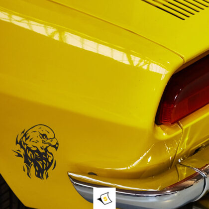 Стикер за кола - Лице на Орел