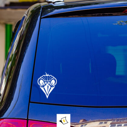 Стикер за кола - Щраус