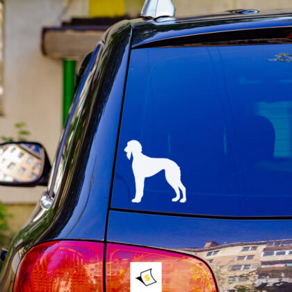 Стикер за кола - Силует на Хрътка