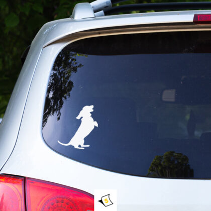 Стикер за кола - Весело Куче