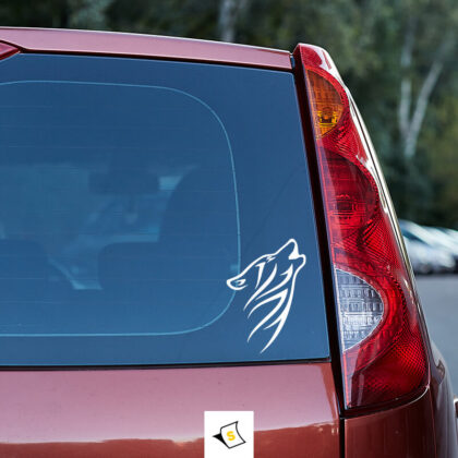 Стикер за кола - Виещо Куче