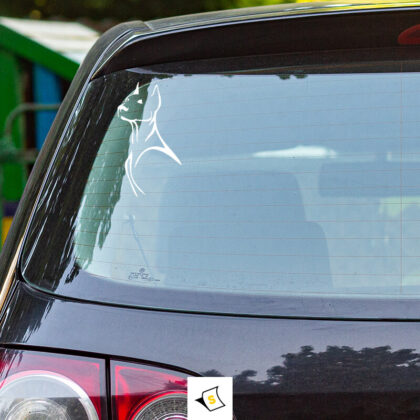 Стикер за кола - Изваян Доберман