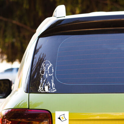 Стикер за кола - Кокер Шпаньол