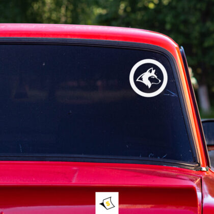 Стикер за кола - Обичам Моето Сибирско Хъски!