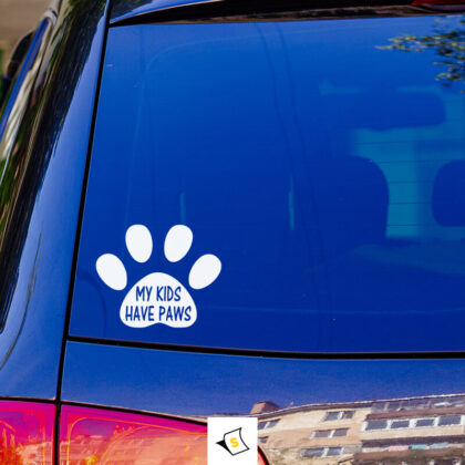 Стикер за кола - Лапичка