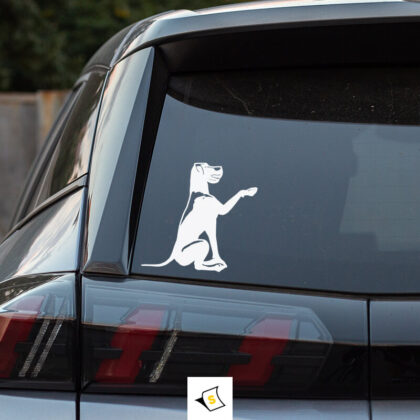 Стикер за кола - Дресирано куче
