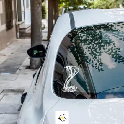 Стикер за кола - Съскаща кобра