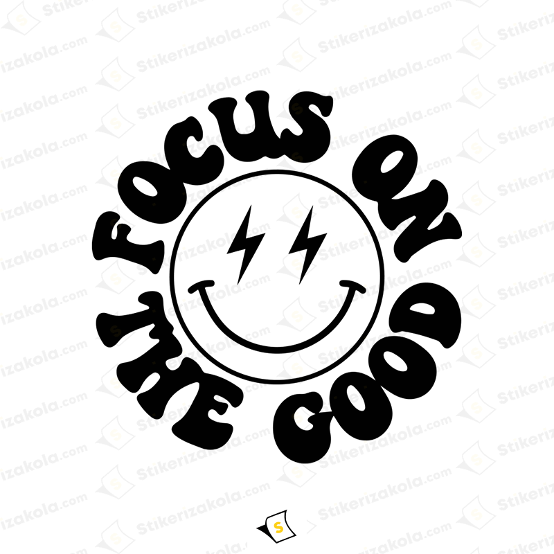 Стикер за кола - Фокусирай се в доброто / Focus On The Good