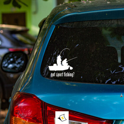 Спортът и риболовът се сливат в едно със стикера за кола от www.stikerizakola.com! Покажете своята преданост към риболова и страстта си към спорта с този уникален акцент за вашия автомобил. Декорирайте колата си с нашия спортен рибарски стикер и нека всеки път бъде ново приключение. Не пропускайте възможността да изразите своя стил и любов към риболова на всяко пътуване. Изберете от нашата разнообразна гама стикери и направете колата си изключителна.