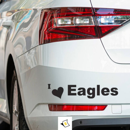 Стикер за кола - Обичам Орли!