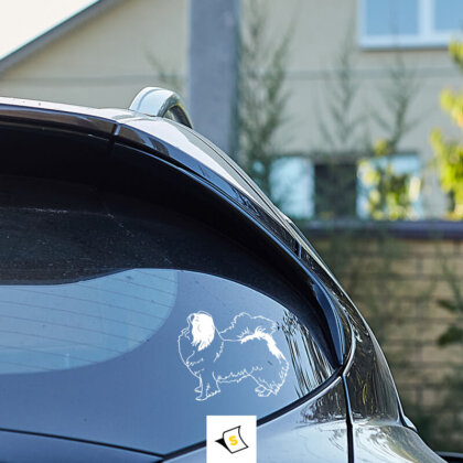 Стикер за кола - Пикинез Куче Добавящ забавен и уникален стил на вашето превозно средство."