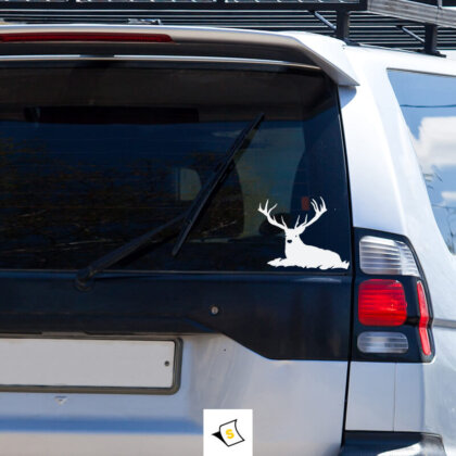 Стикер за кола - Прекрасен Елен. Прекрасен елен в свободата на природата!