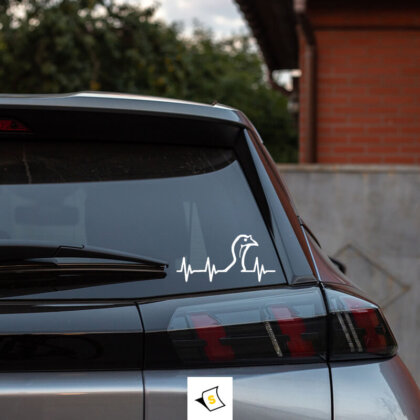 ''Стикер за кола - Птици любов символизираща свобода и красота. Идеален за декорация на автомобили, лаптопи или дом, изработен от устойчиви на атмосферни влияния материали, предлагащ дълготрайна употреба."