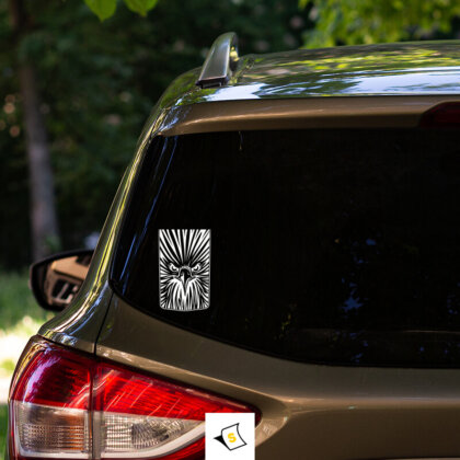 Стикер за кола - Глава на Орел Стикер за кола с глава на орел – символ на сила, свобода и величие. Идеалният начин да изразите любовта си към природата и животните, той придава уникален вид на вашето автомобилно пространство.