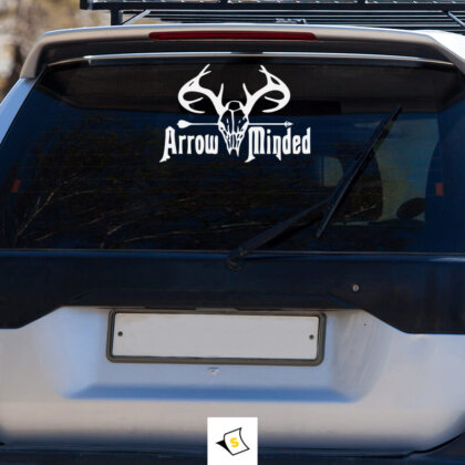 Стикер за кола Стрела в ума - стилен и вдъхновяващ дизайн, символизиращ фокус и целенасоченост. Изработен от водоустойчиви материали, идеален за изразяване на амбиция и индивидуалност.