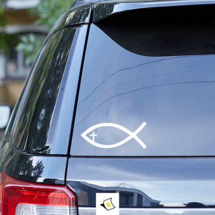 Стикер за кола - Вяра Християнски стикер за кола 'Вяра' с вдъхновяващ дизайн, изразяващ духовната сила и надежда. С надпис 'Вяра' в стилен шрифт, този стикер е перфектен начин да покажете своята принадлежност и опора във вярата. Изработен от качествени, weather-resistant материали, той е идеален за декорация на всяко превозно средство, носещ позитивно послание на пътя.