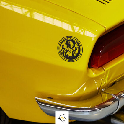 Стикер за кола - Класически Дракон Класически дракон - символ на сила и мъдрост