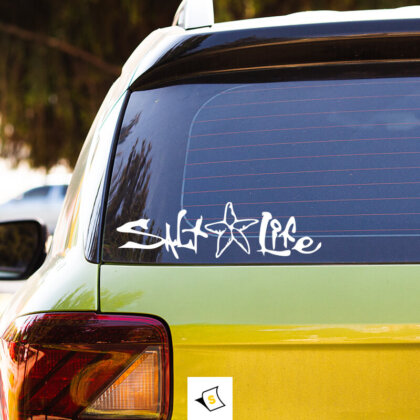 Стикер за кола - Морска Звезда Стикер за кола с изображение на морска звезда, символизираща слънце, море и лятно настроение, идеален за любителите на плажа и морските приключения.