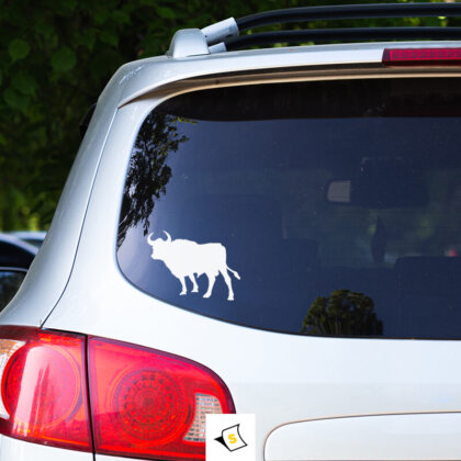 Стикер за кола - Силен Бик Силен бик: Мощ и сила на пътя!