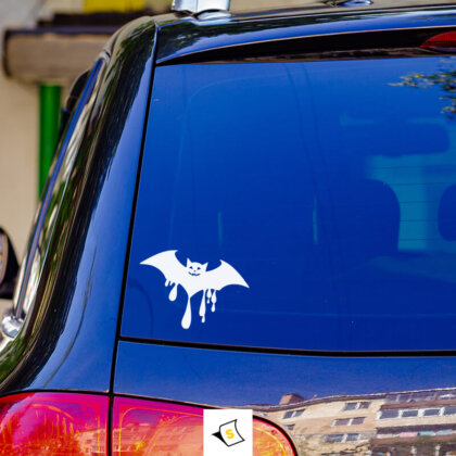 Стикер за кола - Усмихнат Прилеп